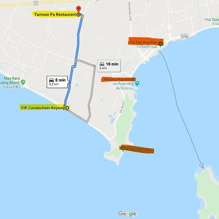 Panorama Sea View Room 245, V.I.P Condo Chain Rayong 班佩 外观 照片