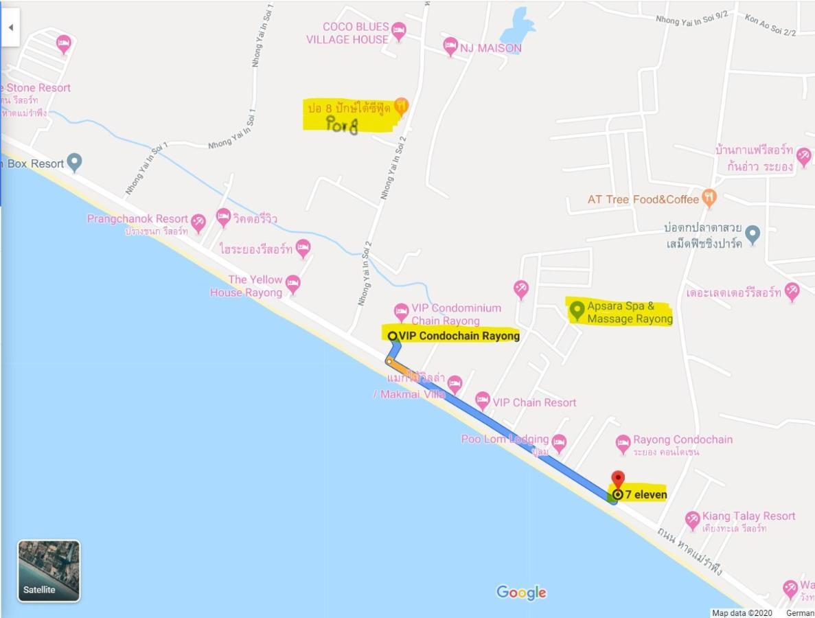 Panorama Sea View Room 245, V.I.P Condo Chain Rayong 班佩 外观 照片